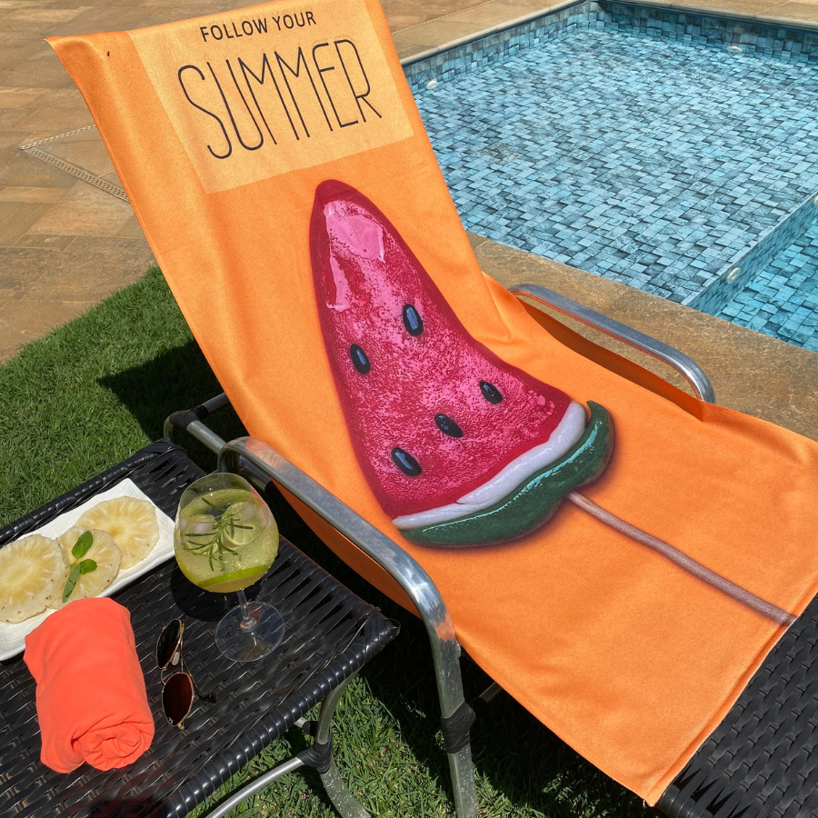 Toalha de Praia e Piscina BRISA – Estampa Melancia