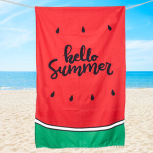 Toalha de Praia e Piscina SUMMER – Estampa Melancia