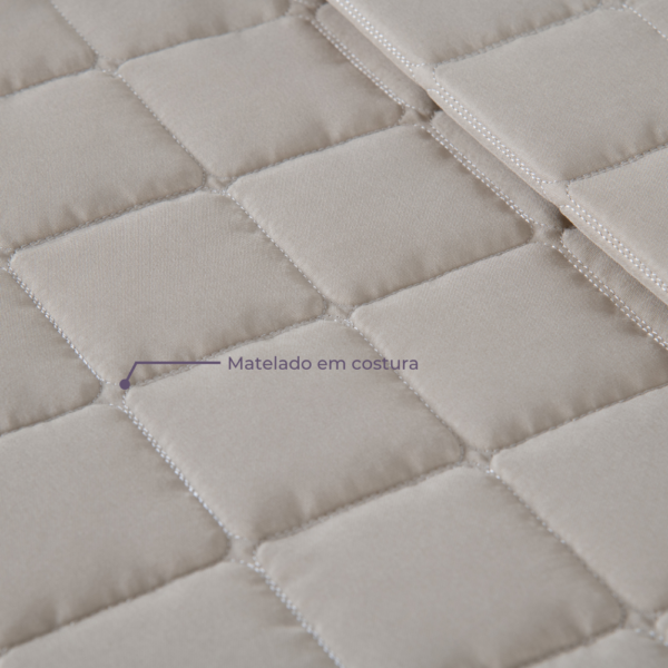 Conjunto de Colcha Cobre Leito Matelado Casal - 3 Peças - Dupla Face - SOFT - Image 13