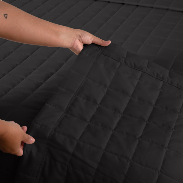 Conjunto de Colcha Cobre Leito Matelado Casal - 3 Peças - Dupla Face - SOFT - Image 15