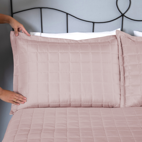 Conjunto de Colcha Cobre Leito Matelado King - 3 Peças - Dupla Face - SOFT - Image 9