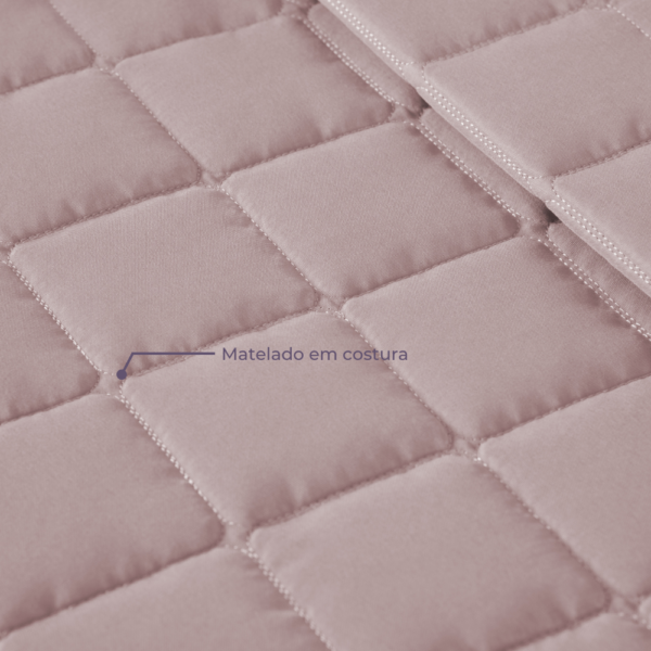 Conjunto de Colcha Cobre Leito Matelado King - 3 Peças - Dupla Face - SOFT - Image 13