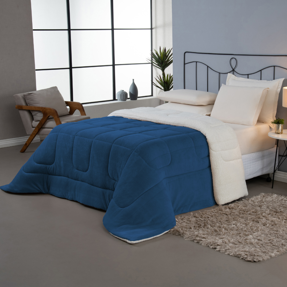 Coberdrom Cobertor King - Coleção Sherpa Carneiro Manta Soft