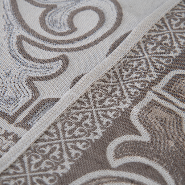 Conjunto peseira com Almofadas cheias Jacquard - QUEEN - 5 Peças - Image 7