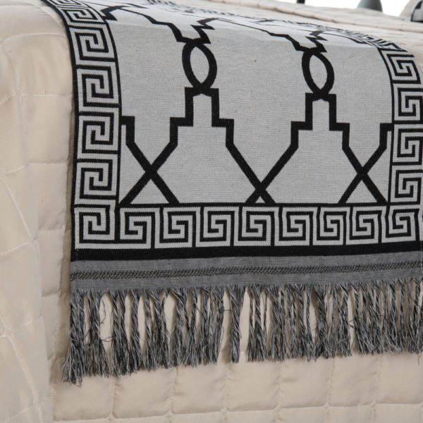 Conjunto peseira com Almofadas cheias Jacquard - QUEEN - 5 Peças - Image 10