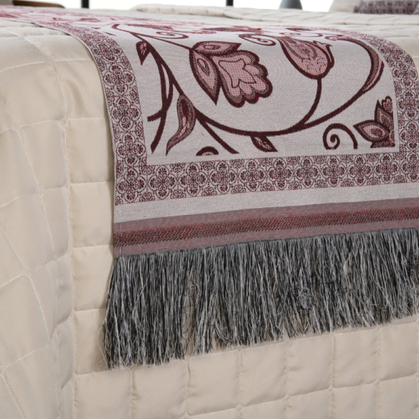 Conjunto peseira com Almofadas cheias Jacquard - QUEEN - 5 Peças - Image 15