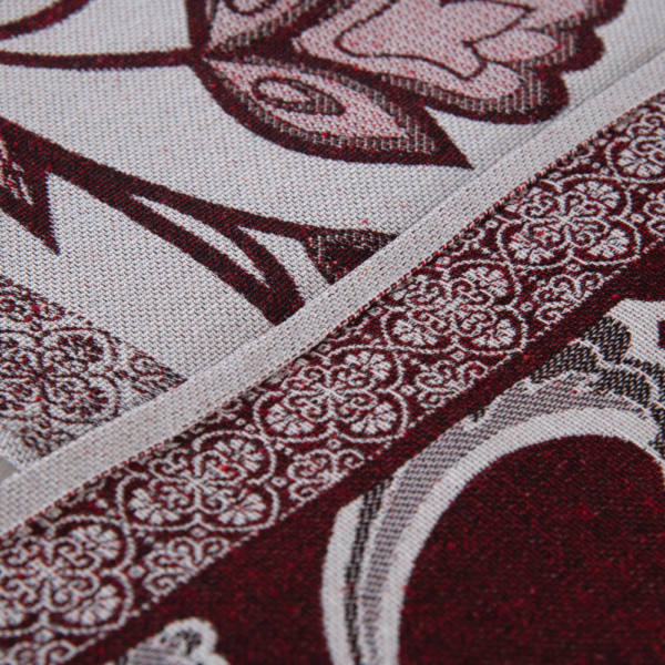 Conjunto peseira com Almofadas cheias Jacquard - QUEEN - 5 Peças - Image 16