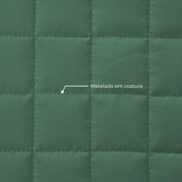 Conjunto de Colcha Cobre Leito Matelado Solteiro - 2 Peças - Percal 300 Fios - COPACABANA - Image 4