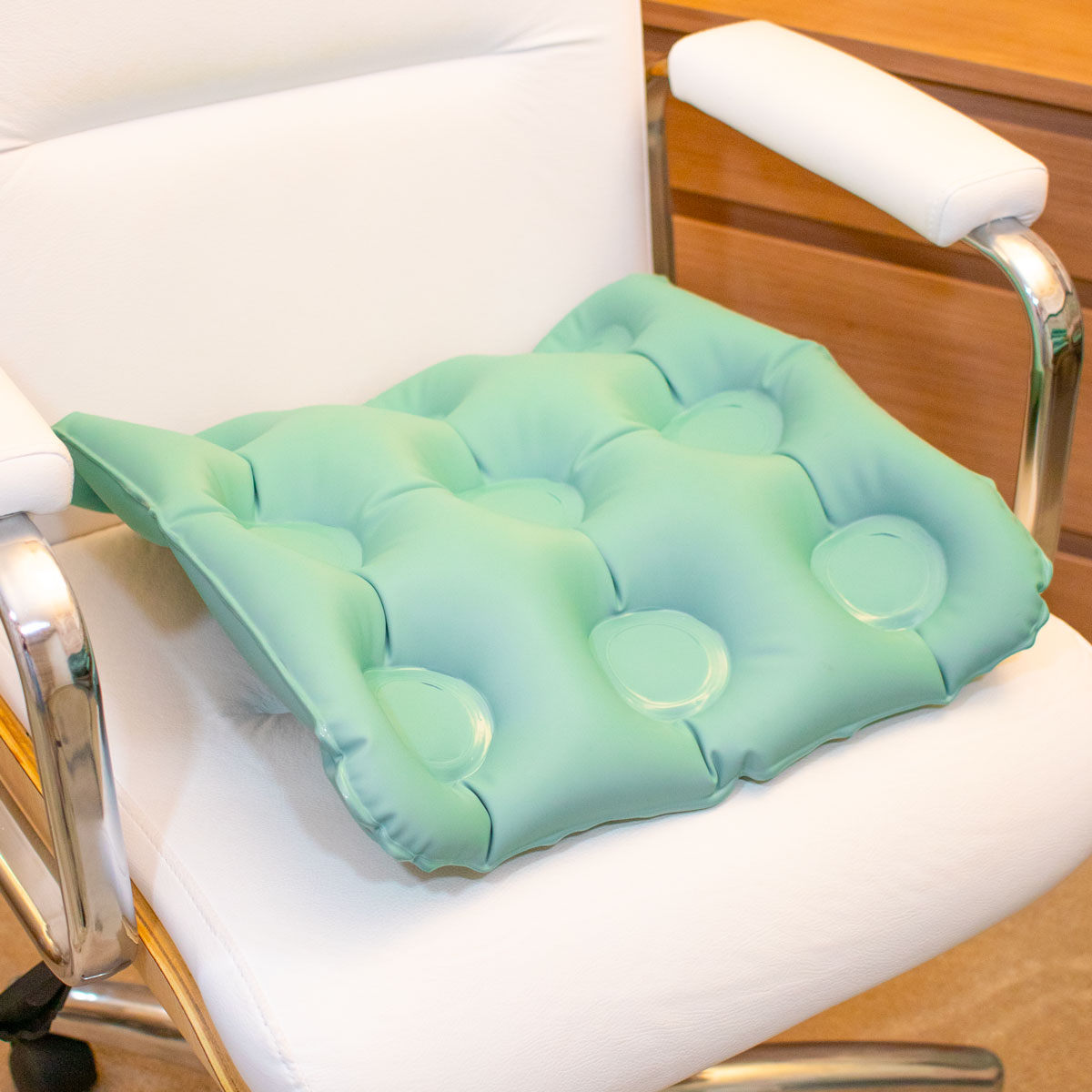 Almofada Ortopédica Caixa de Ovo Quadrada Inflável 2 em 1 - Imagem 2