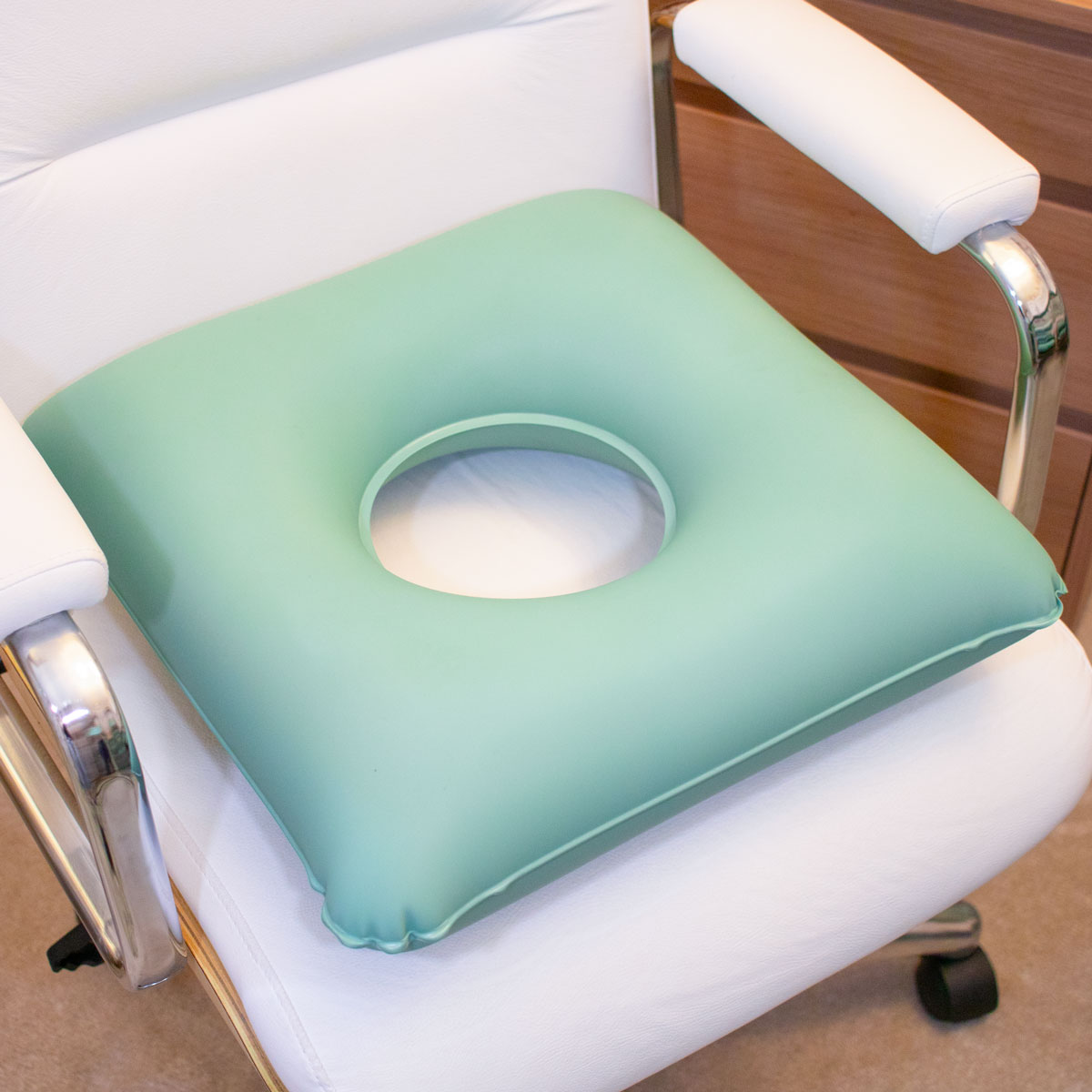 Almofada Ortopédica Quadrada com Orifício Inflável 2 em 1 - Imagem 2