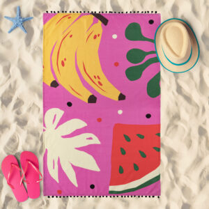 Toalha de Praia e Piscina SUMMER - Estampa Frutas