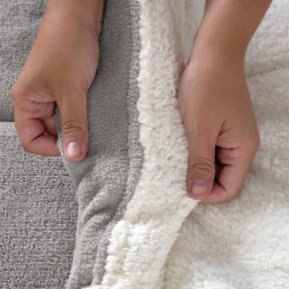 Coberdrom Cobertor Dupla Face Casal Padrão Manta Soft e Sherpa de Carneiro - Imagem 10