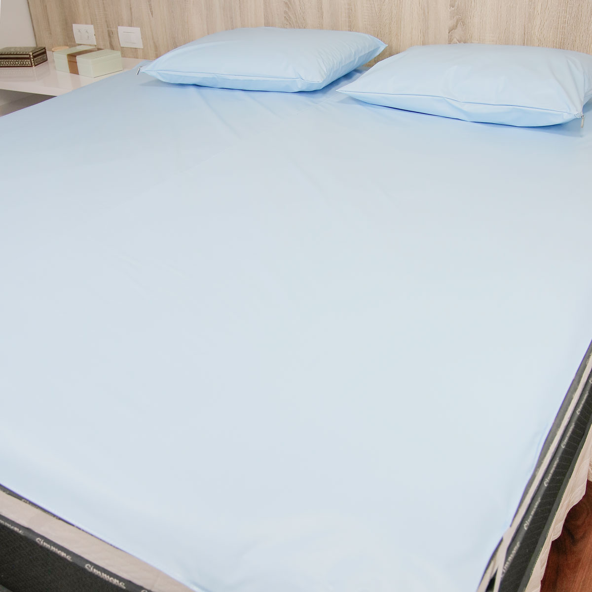 Capa Protetora de Colchão Impermeável Casal Queen 158x198cm com Elástico - Imagem 9