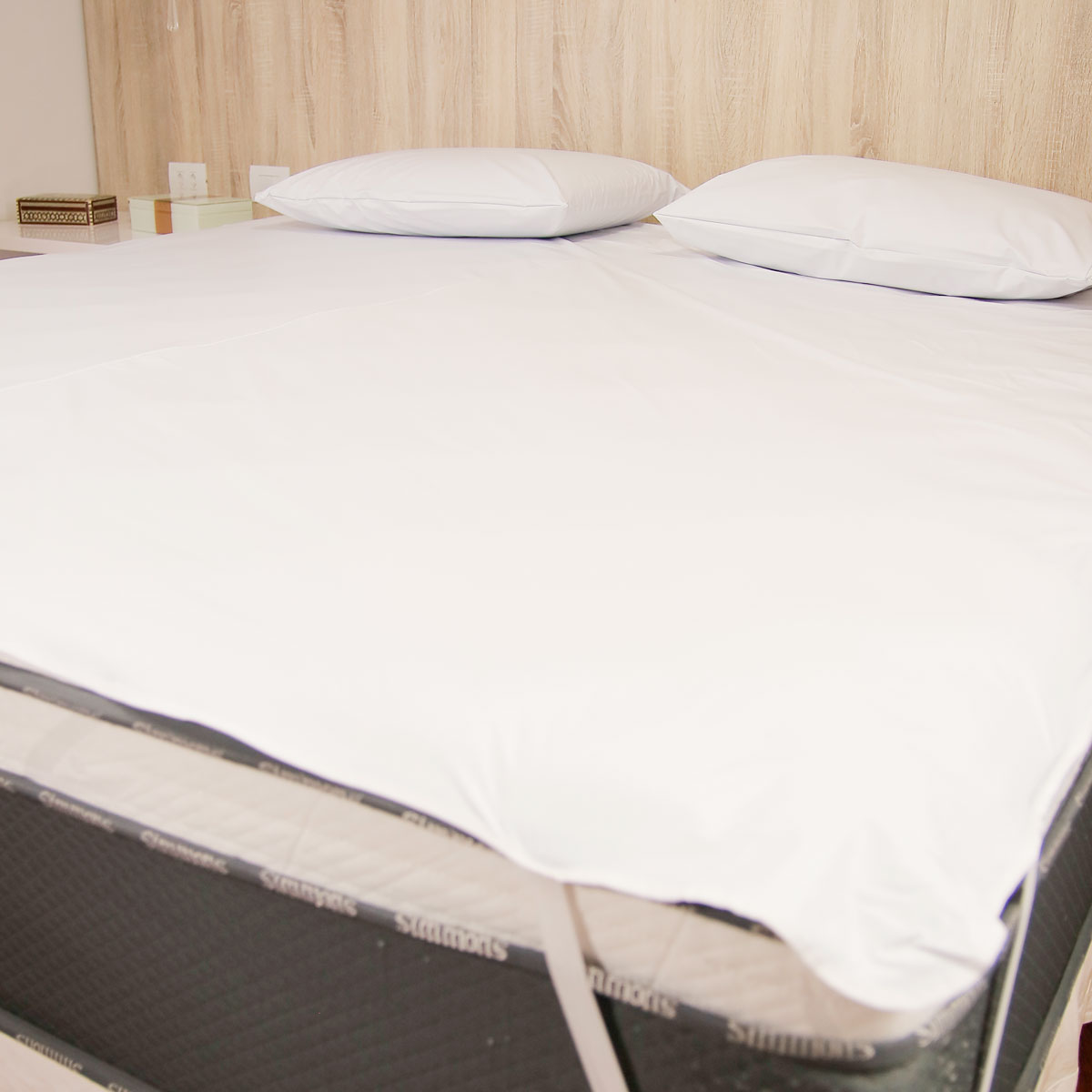 Capa Protetora de Colchão Impermeável Casal King 193x203cm com Elástico - Imagem 7