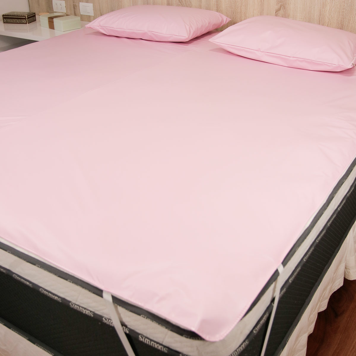 Capa Protetora de Colchão Impermeável Casal Queen 158x198cm com Elástico - Imagem 4