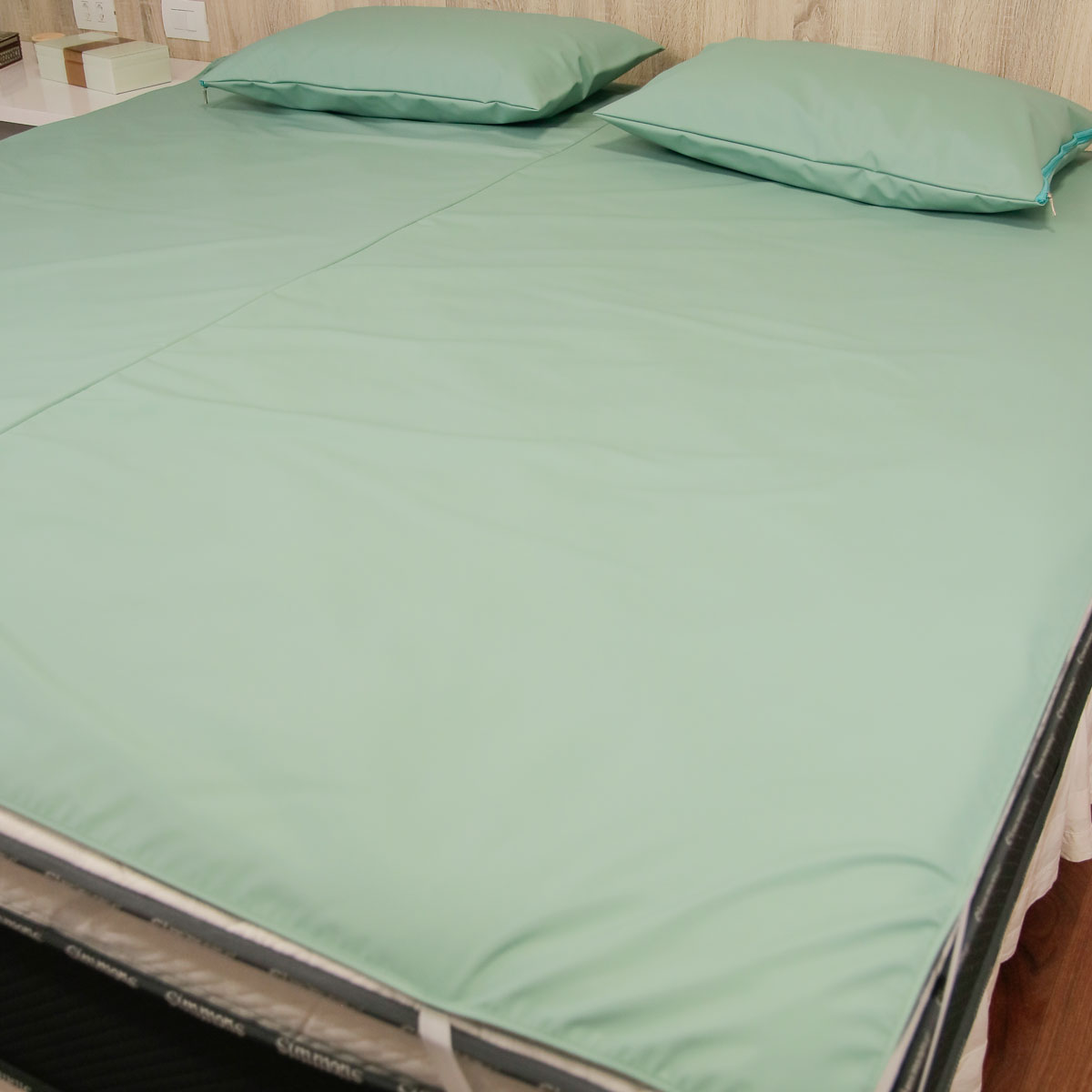 Capa Protetora de Colchão Impermeável Casal King 193x203cm com Elástico - Imagem 3