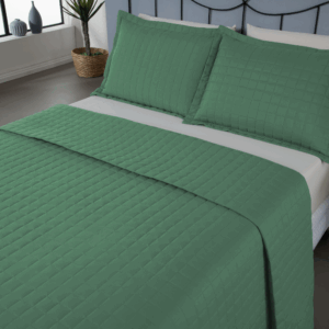 Conjunto de Colcha Cobre Leito Matelado King - 3 Peças - Percal 300 Fios - COPACABANA